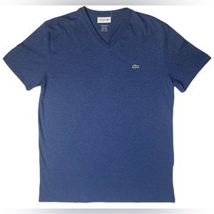 Lacoste Mens V-Neck Pima Cotton T-Shirt - Sizes Large / XL - TH6710-51-UJF
